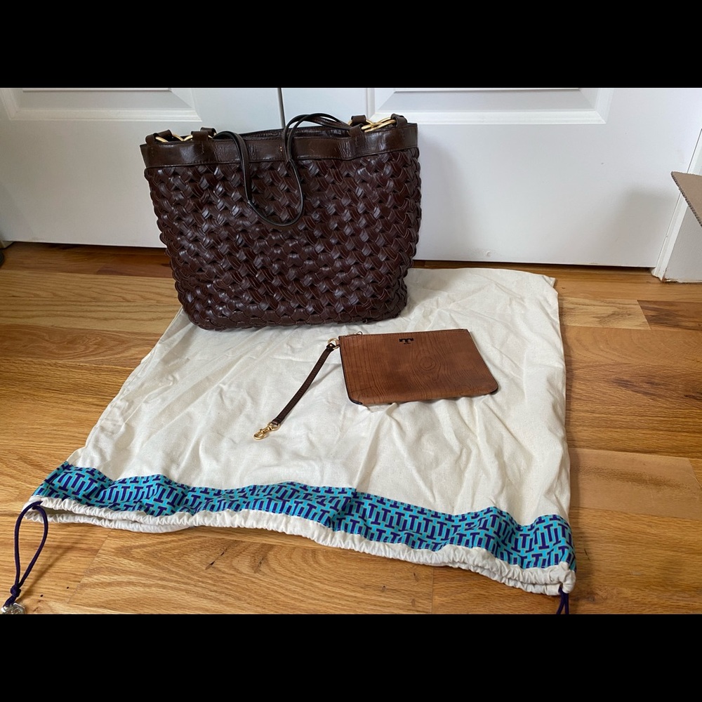Tory Burch Farrah Woven Tote